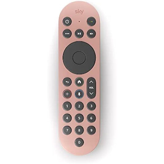 Sky Glass and Sky Stream TV Remote - Dusky Pink