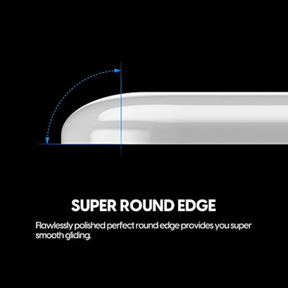Superglide - Fastest and Smoothest Mouse Feet/Skates Made with Ultra Strong Flawless Glass Super Fast Smooth and Durable Sole for Endgame Gears XM1 RGB / XM1r [White]