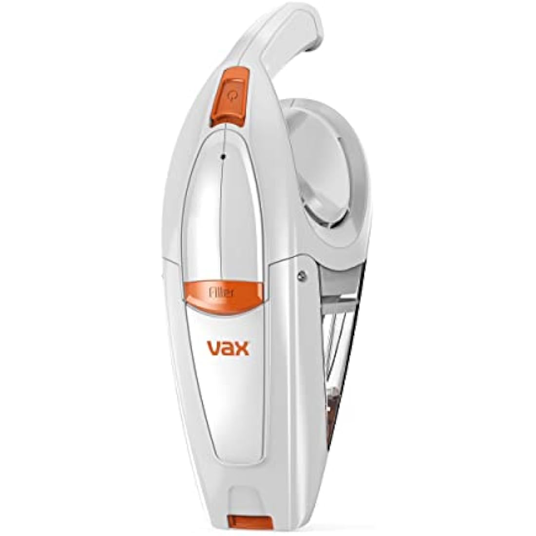 Vax Gator Cordless Handheld Vacuum Cleaner | Lightweight, Quick Cleaning | Built-in Crevice Tool - H85-GA-B10, 0.3 Litre, White and Orange