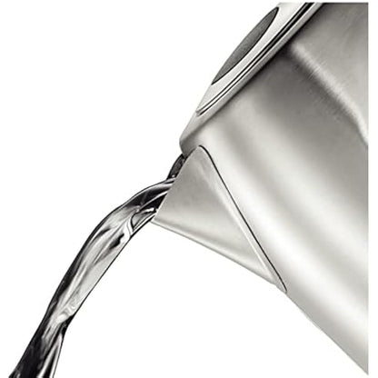 Russell Hobbs Electric Kettle (For Hot Water, Tea or Coffee, 1.7L, Brushed stainless steel, Quiet boil technology, Rapid Boil, Perfect pour) Quiet Boil 26300