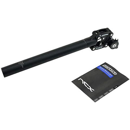 SR Suntour SP12 NCX Suspension Seat Post with Protective Cover 31.6X350mm,Black, VK1919