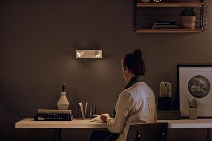 Philips myLiving Star WarmGlow Dimmable LED Spotlight, 2 x 4.5 W LED Light, Instant Start, Easy Installation - White Twin Spot Bar