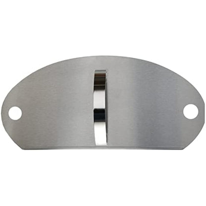 Morsø Door Cover for Morsø Forno Outdoor Oven, Allows for Smoking, Roasting and Baking, Clean Design in Stainless Steel