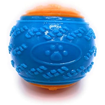MATCHLESS Dog Beautiful New Amazing Scooby-Doo Durable Squeaky set of 2 Ball Play Fun Enjoyment Gift-Assorted, for All Breed Sizes