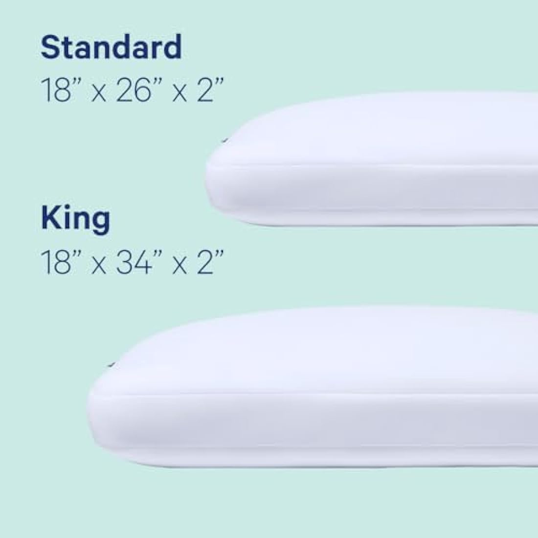 Casper Sleep Hybrid Pillow, Standard, White