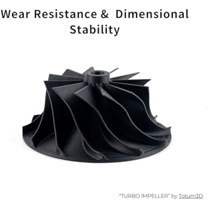 Siraya Tech Fibreheart PPA-CF 3D Printing Filament: Industrial-Grade Carbon Fiber Nylon, Superior Strength & Heat Resistance PAHT-CF (1kg, Black)
