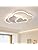 Creative Cloud Shape Ceiling Lamp with Remote Control Dimmable, Acrylic Ceiling Light Flush Mount for Living Room Bedroom Hallway and Children's Room,52cm(20.5 in) 42W,White