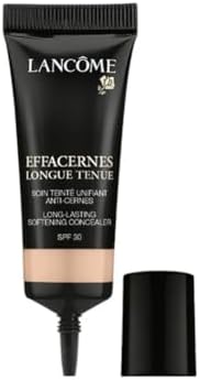 Lancôme Effacernes Longue Tenue Concealer - Long-Lasting, Natural Coverage Cream Concealer for Dark Circles and Fine Lines