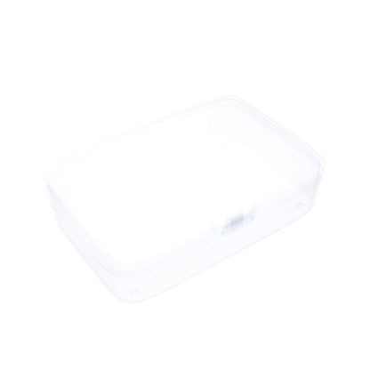 WYAN 5 Pack Square Clear Plastic Storage Containers Box with lids(8.8x6cm)