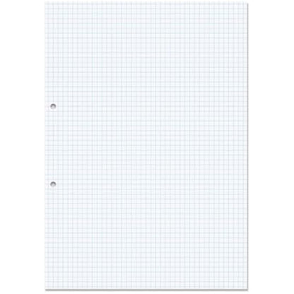 RHINO A4 Loose Leaf Squared Paper, 500 Sheets / 1000 Page, 5mm Squared Paper, Hole Punched, School & Office Stationery Supplies