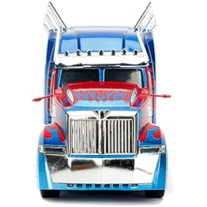 Jada Toys 98403 Transformers Western Star 5700 XE Phantom Transformers 5 1:24 Scale Blue/Red