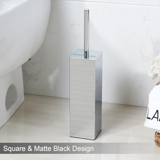 BGL Stainless Steel Material Stand Toilet Brush Holder For Bathroom And Hotel (chrome)