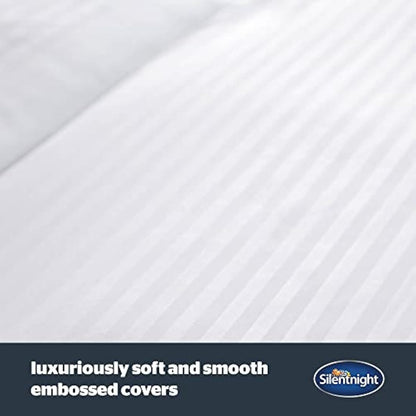 Silentnight Hotel Collection King Size Duvet – All Year Round 10.5 Tog Luxurious Hotel Quality Duvet Quilt – Hypoallergenic and Machine Washable – King Size Bed, White