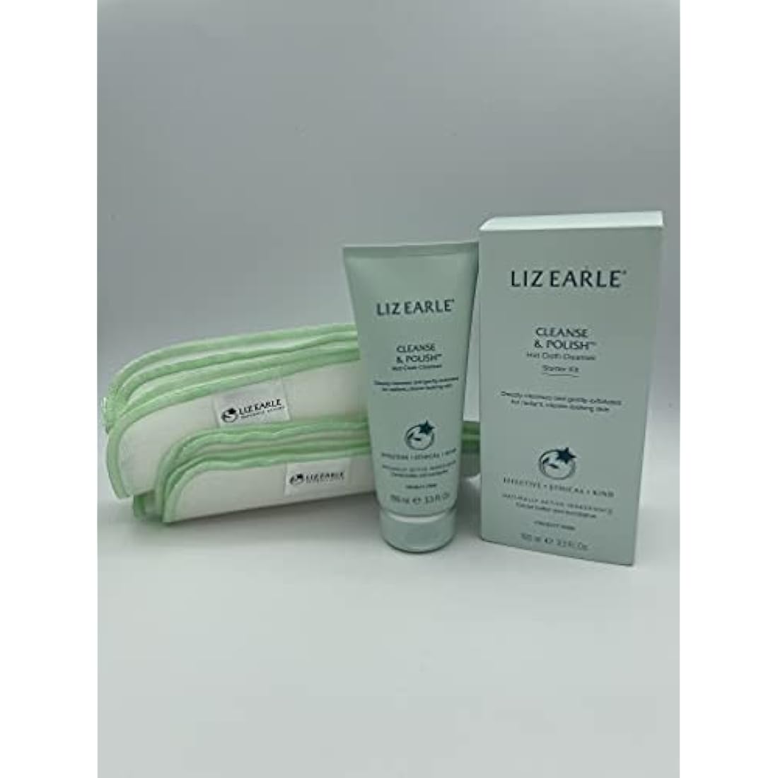 Liz Earle Cleanse & Polish Starter Kit (100ml + 2 Muslin Cloths)