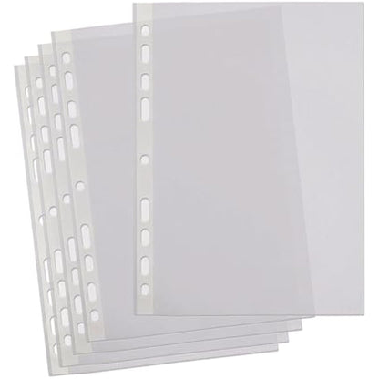 SUMMIT Punched Pockets A4, Embossed, 300 Poly Pockets