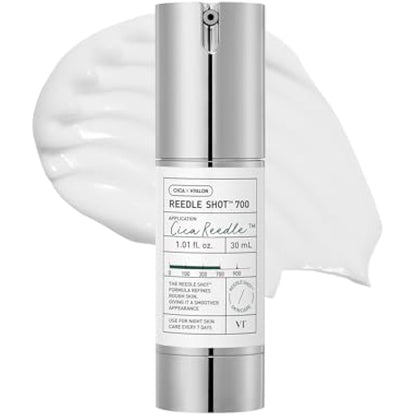 VT COSMETICS CICA Reedle Shot 700, Spicule Microneedling Serum for Pore Care&Exfoliation, Exosome&Centella Asiatica for Glass Skin, Acne&Blemish Care, Korean Liquid Skin Booster (1 Fl Oz / 30ml)