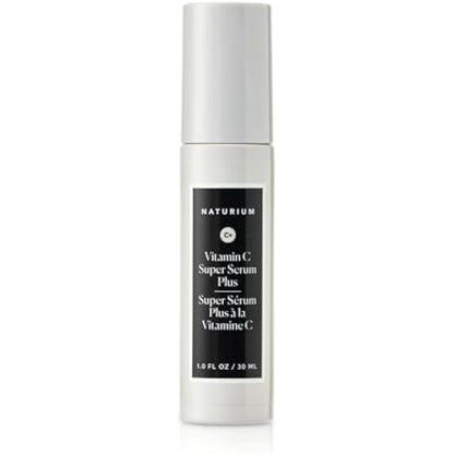 Naturium Vitamin C Super Serum Plus, Smoothing Face Care, plus Retinol, Hyaluronic Acid, Niacinamide & Salicylic Acid | 1.0 FL OZ / 30 ML