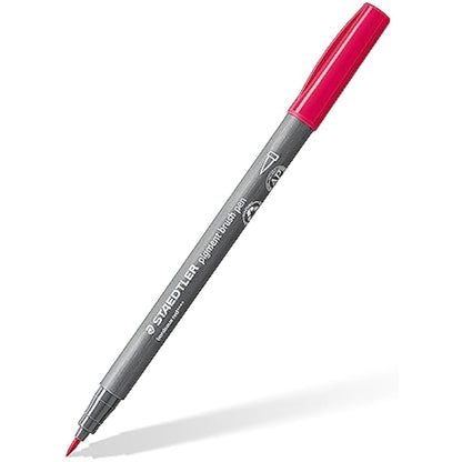 STAEDTLER 371 C36 Pigment Arts Brush Pen - Assorted Basic Colours (Pack of 36)