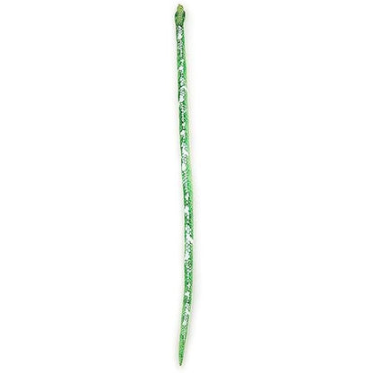 Zappi Co Kids Stuffed Soft Cuddly Plush Snake Toy - Part of Safari Animals Collection: Realistic and Lifelike, Perfect for Kids (180 cm Length)(Green Tree python)