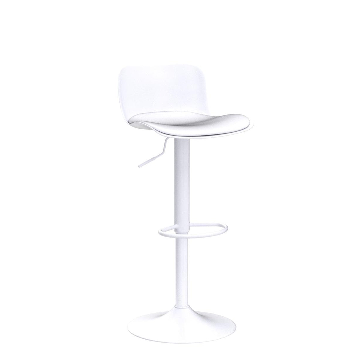 YOUNIKE Furniture Polypropylene Bar Stools Set of 2 with Adjustable Height and 360° Rotation