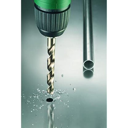 Bosch Professional 2608587014 19-Piece HSS-Cobalt ProBox Metal Drill Bit Set (for Stainless Steel, Accessories for Drill Drivers), Gold, 1mm-10mm