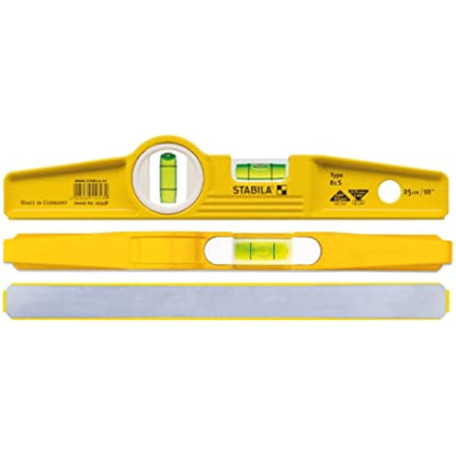 Stabila 81s Level 25cm/10in 1500 Aluminium without Rare-earth magnet system, Non-magnetic , Multicolor