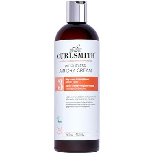 Curlsmith - Weightless Air Dry Cream - Vegan Leave-In Conditioner for Any Hair Type, Smooths Hair (473ml)