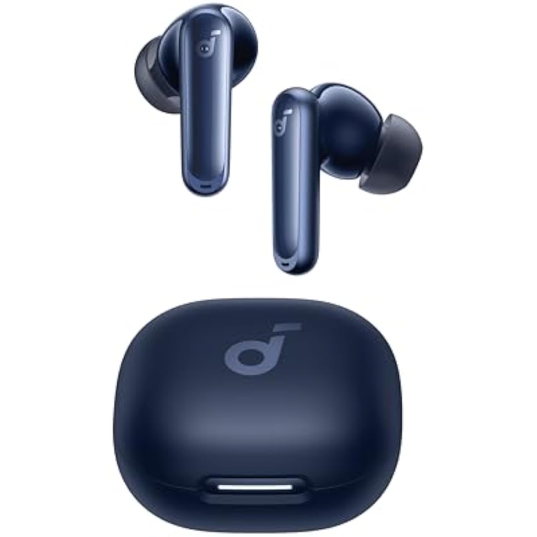 soundcore P40i by Anker, Noise Cancelling Wireless Earbuds, Adaptive Noise Cancelling to Environments, Heavy Bass, 60H Playtime, 2-in-1 Case and Phone Stand, IPX5, Wireless Charging, Bluetooth 5.3