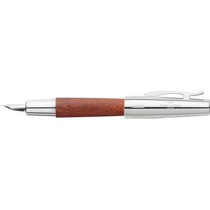 E-MOTION BALLPOINT WOOD/CHROME BROWN
