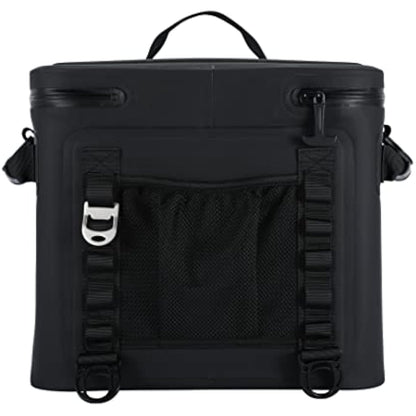 MOUNTALL Soft Cooler 24 Can Cooler Bag With 2 Ice Pack, Leak Proof Zipper, Portable Ice Cooler for Camping, Hiking, Travel, Lunch, Work, Cars, Picnics, Beaches & Trips