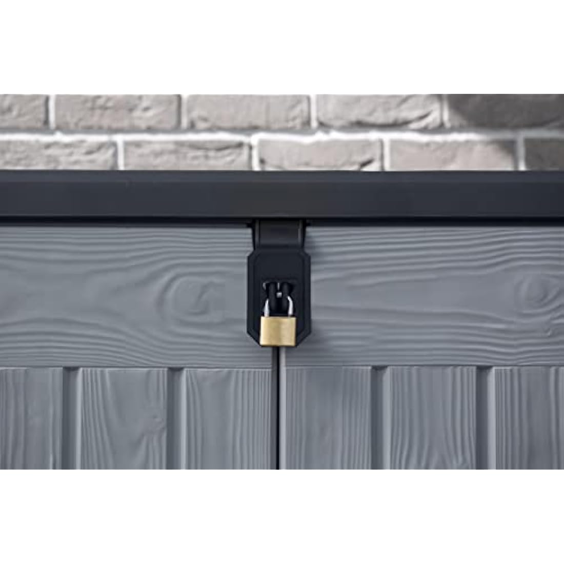 Keter Store It Out Pro Outdoor Garden Furniture Storage Shed Grey| Fade Free | All Weather Resistant | Safe and Secure | Zero Maintenance | 5 year Warranty