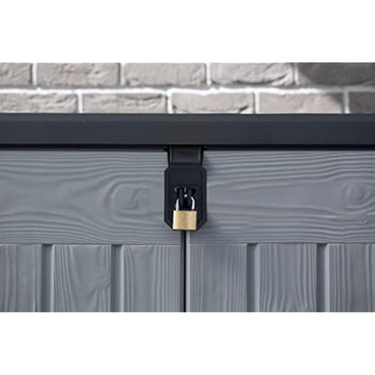 Keter Store It Out Pro Outdoor Garden Furniture Storage Shed Grey| Fade Free | All Weather Resistant | Safe and Secure | Zero Maintenance | 5 year Warranty