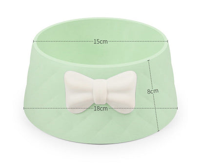 Bow Rhombus Cat Bowl