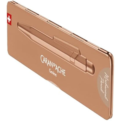 Caran d'Ache 844 Mechanical Pencil 0.7MM - Brut Rosé in Slimpack Case, Pink, One Size