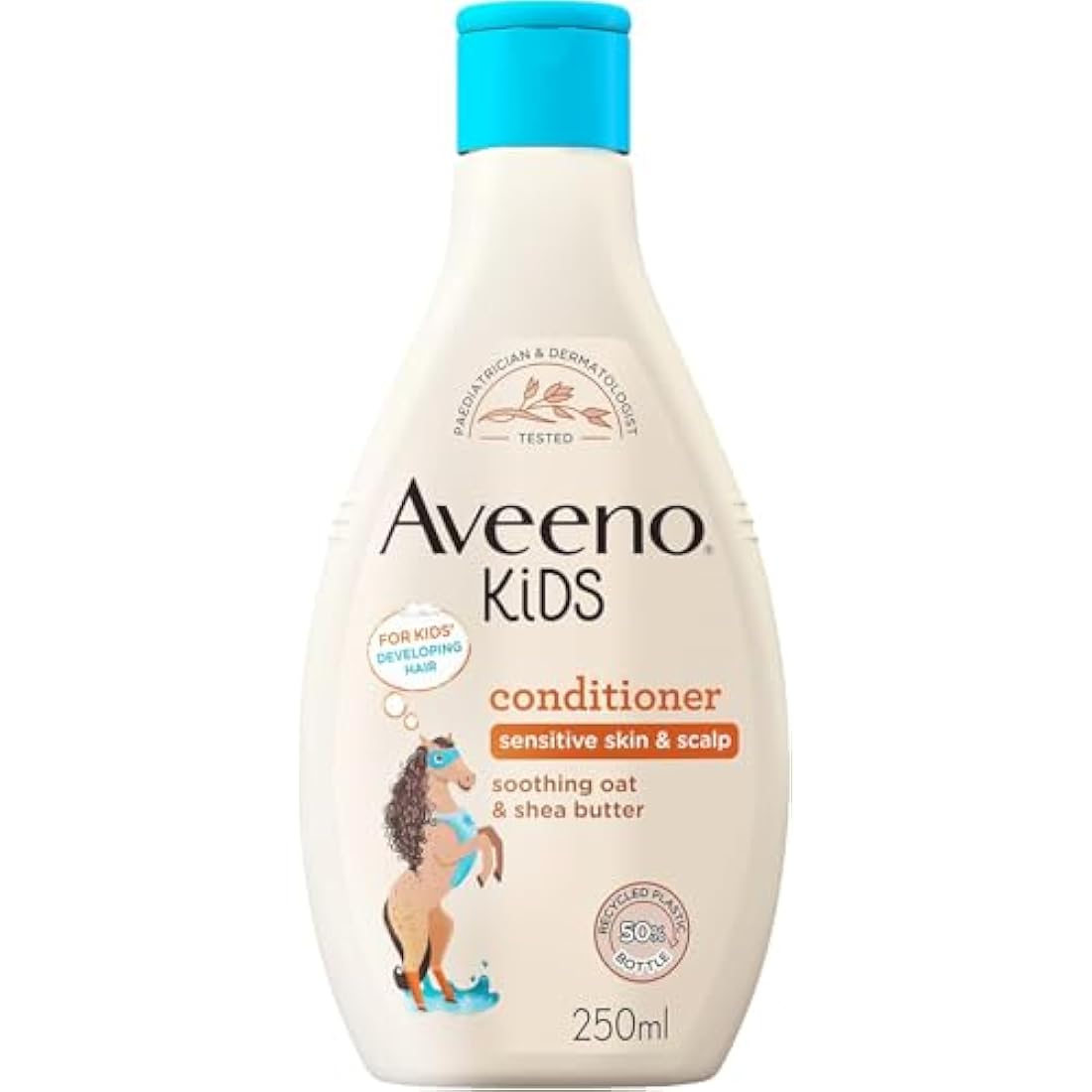 Aveeno Baby Kids Conditioner 250ml | Enriched with Soothing Oat & Shea Butter | Hair Conditioner for Children Developed for Your Little Superhero | Childrens Toiletries Sets
