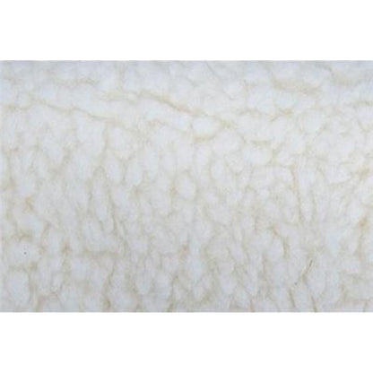 Carseatcover-UK Pair of Cream Sherpa Sheepskin MOTORHOME Seat Covers in Faux Fur [CHOICE OF 10 FABRICS]
