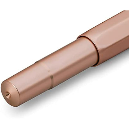 Kaweco AL SPORT Fountain Pen Rosé Gold I Premium Fountain Pen for Ink Cartridges I Exclusive Fountain Pen 13 cm I Nib: M (Medium)