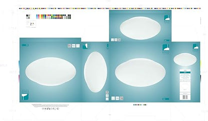 EGLO Roof Light, Metal, E27, White