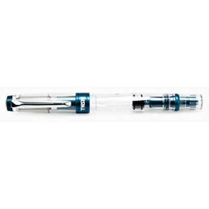 Twsbi Diamond 580AL R Prussian Blue Nib M - Fountain Pen Special Edition