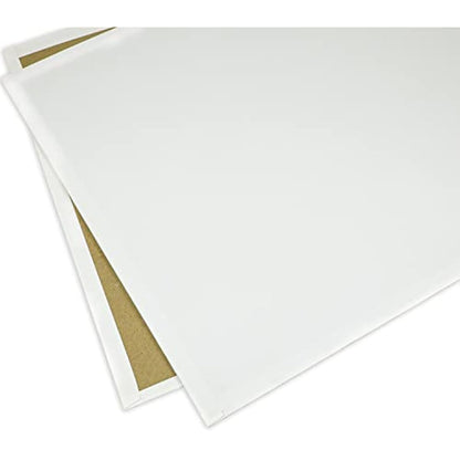 Exerz 50x60cm 4pcs Canvas Panels 3mm 280gsm Blank Artist Canvas Board/ 100% Cotton/Triple Primed/Acid Free/Medium Grain - Oil & Acrylic Painting (50x60cm-4pk)