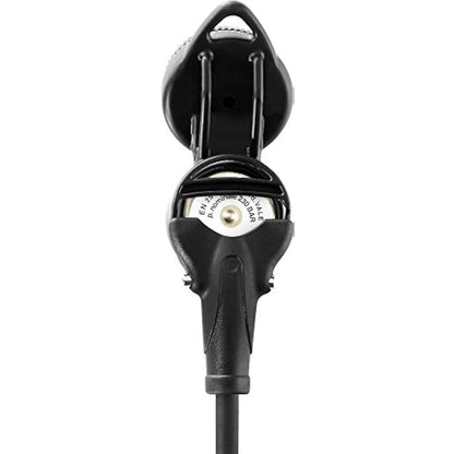 Cressi 2 Compass and Pressure Gauge Bar Diving Console - Black