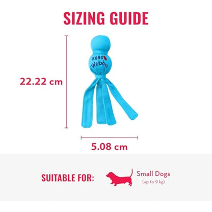 KONG - Wubba Puppy - Nylon Tug of War Dog Toy - For Small Puppy (Assorted Colours)