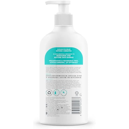 Suu Balm - Itch Relief Cream, Menthol & Ceramide Body Moisturiser - Itch Relief in 5 Minutes - Psoriasis, Dry, Sensitive Skin, Eczema Treatment (350ml)