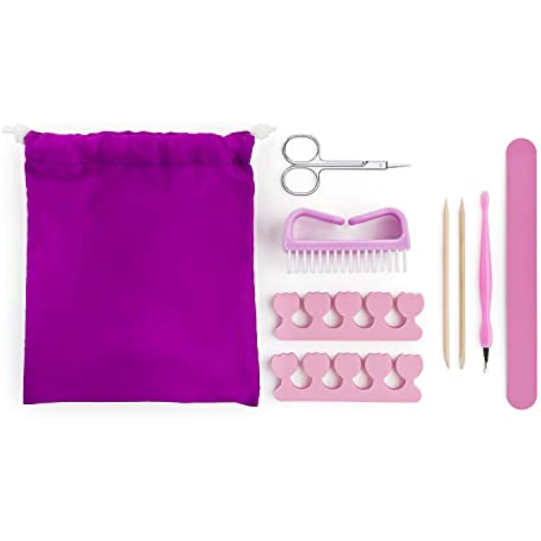 Sensio Spa Foot Spa Massager Pedicure Bath Nine accessories Pamper Your Feet with Heat Bubbles and Massaging Tools All In One Home Salon Therapeutic Massage Tub Pedicure Set White Purple