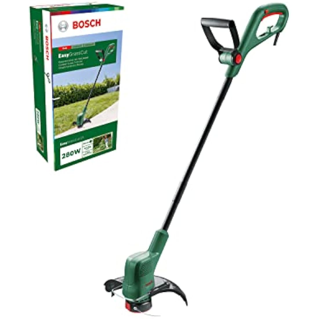 Bosch Electric Grass Trimmer EasyGrassCut 23 (280 Watt, Cutting Diameter 23 cm, in Carton Packaging)