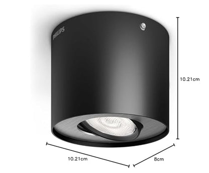 Philips MYL 533003016 Phase Spot 320 lm, Metal, Black 4.5W