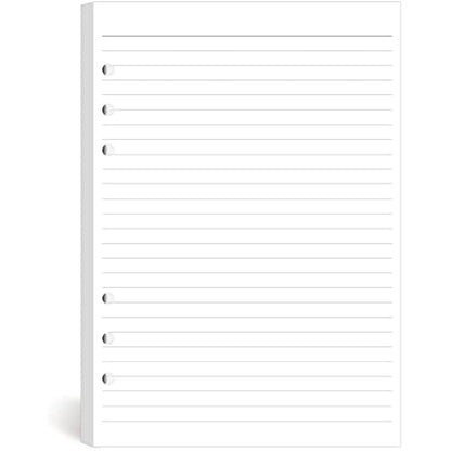 A5 Lined Refill Paper Compatible with Filofax A5 Organiser, 100 Sheets