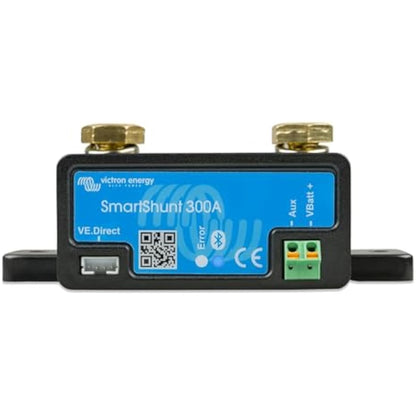 Victron Energy SmartShunt Battery Monitor (Bluetooth) - Victron Smart Shunt - 6.5V-70V, 300 amp