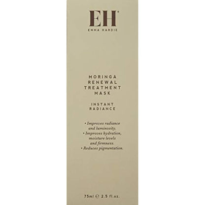 Emma Hardie 75ml Moringa Renewal Treatment Mask, Moisturizes & Firms Skin, Reduces Pigmentation & Evens Out Complexion, Suitable for Sensitive Skin, Vegan & Cruelty Free