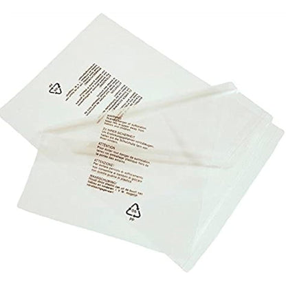 100 Clear Plastic SELF Seal Garment Clothing Bags with Safety Warning RESEALABLE Peel & Seal Polypropylene Clothes T-Shirt Shirt Display Postal Packing Postage Sacks MAILERS SABCO (12" x 16")